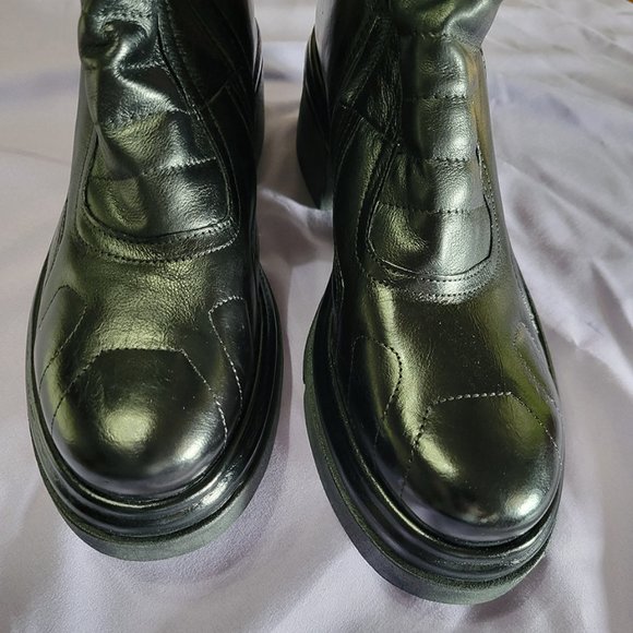 NIB A.S.98 Ethel Leather Ankle Boots, Black, EU Size 40 - Picture 8 of 8